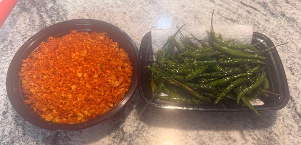 Spicy Chura Chutney and Mirchi